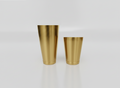 Polished Brass Cocktail Shaker Set of 2 (828ml + 591ml)