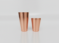 Brushed Copper Cocktail Shaker Set of 2 (828ml + 591ml)